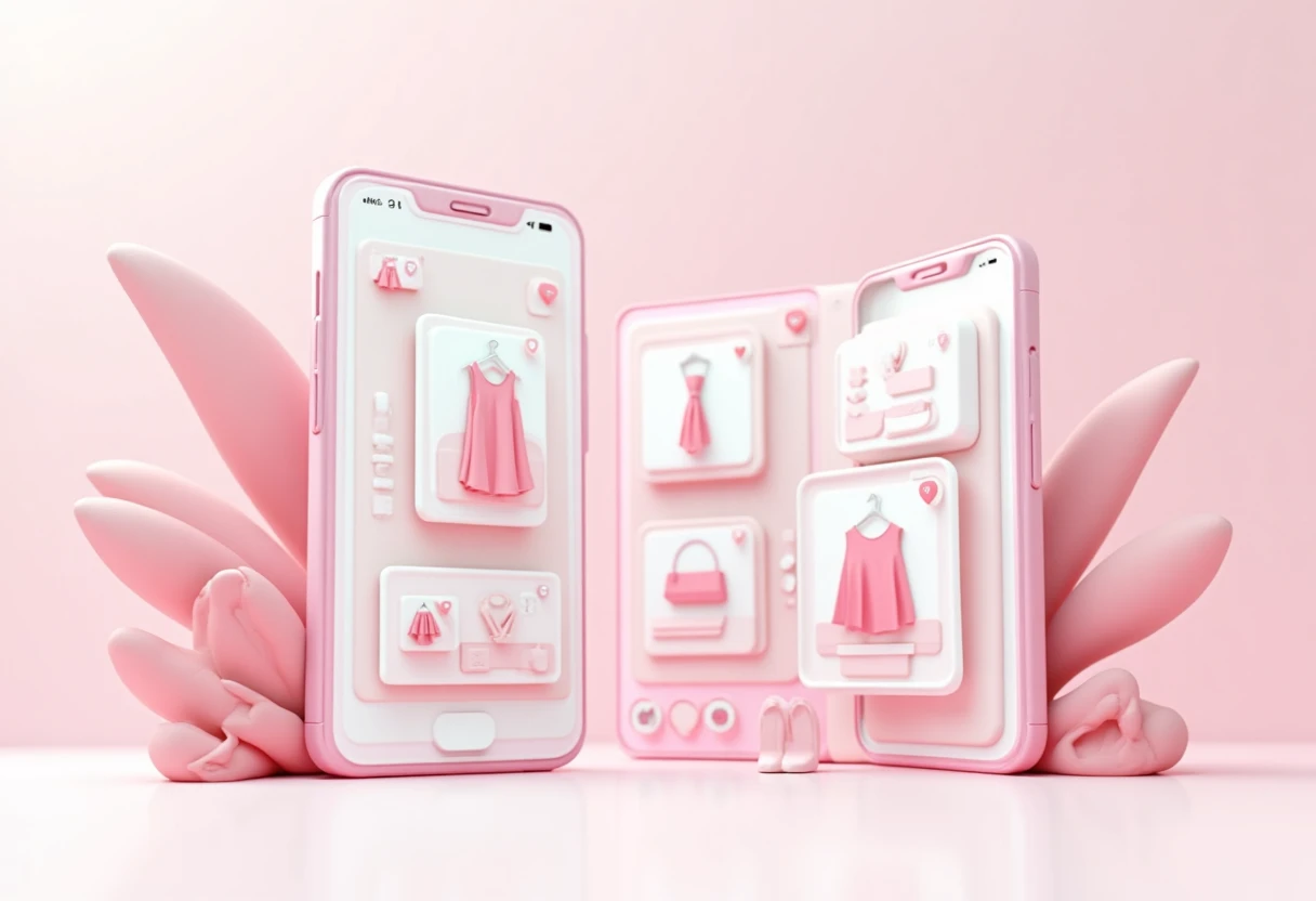 Premium shopping app interface