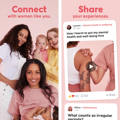 Encontre mães amigas com o Peanut App
