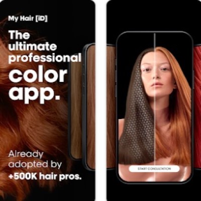 Apps para testar cores no cabelo