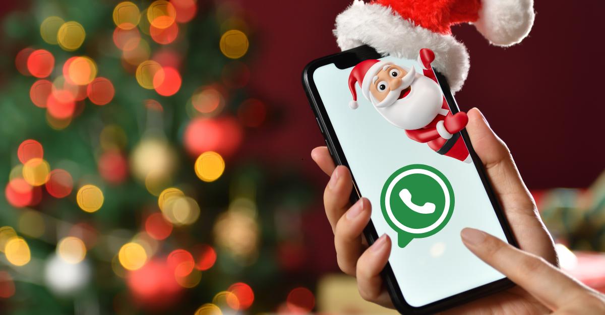 Como fazer mensagem de Natal no WhatsApp?